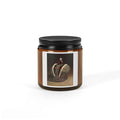 Crown Amber Jar Soy Candle — Luxurious Scented Candle in Amber Glass