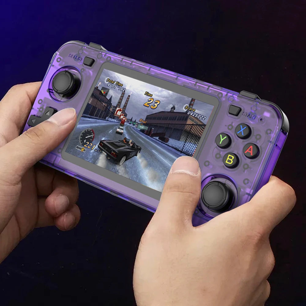 BOYHOM New R36H Retro Handheld Console Open-Source Linux System Classic Game Consoles 3.5 inch IPS Screen Portable Video Player