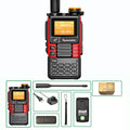 Quansheng UV-K5 Upgrade UV-K5 (99) Interphone 5W Air Band Radio Tyep C Charging UHF VHF DTMF FM Scrambler NOAA Wireless Frequenc